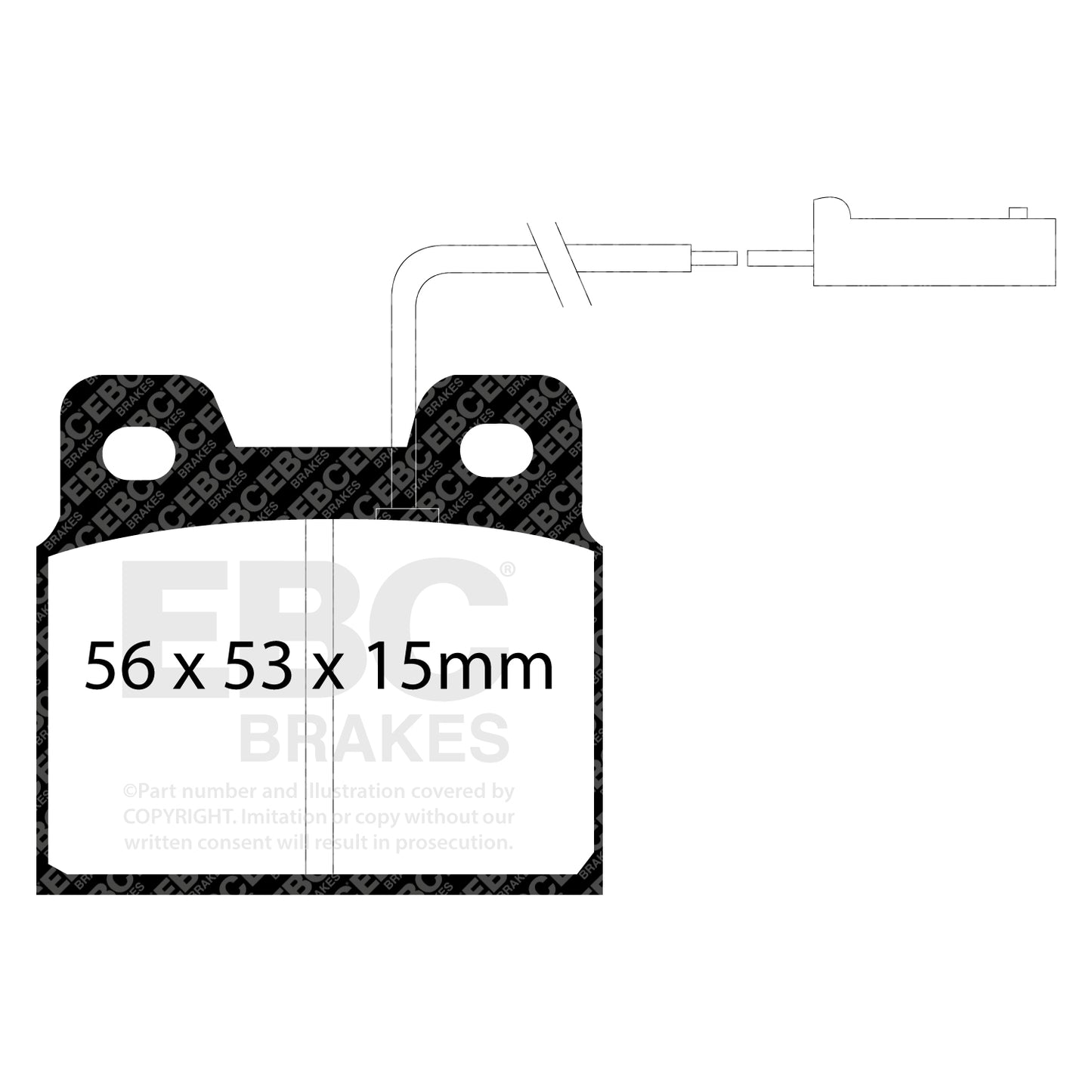 EBC Ultimax OE Replacement Brake Pad Set (DP916)