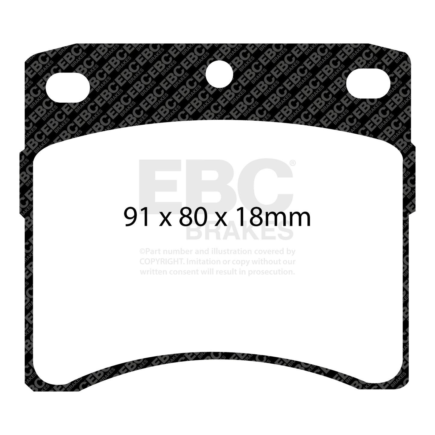 EBC Ultimax OE Replacement Brake Pad Set (DP939)