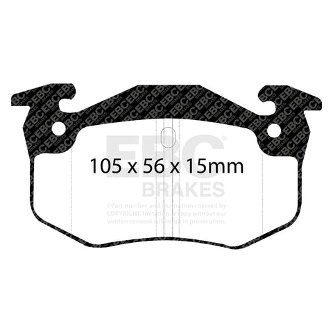 EBC Ultimax OE Replacement Brake Pad Set (DP951)