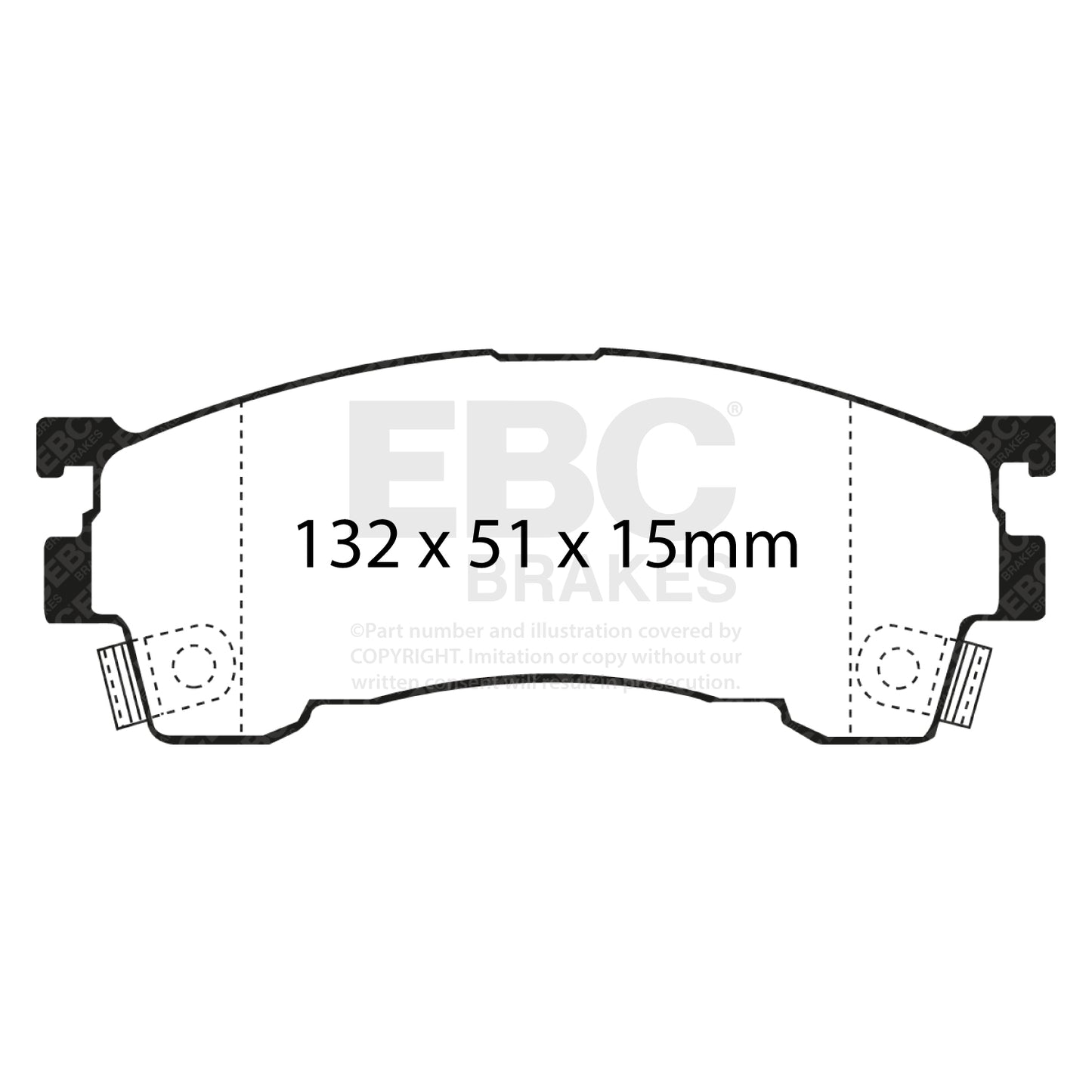 EBC Ultimax OE Replacement Brake Pad Set (DP971)