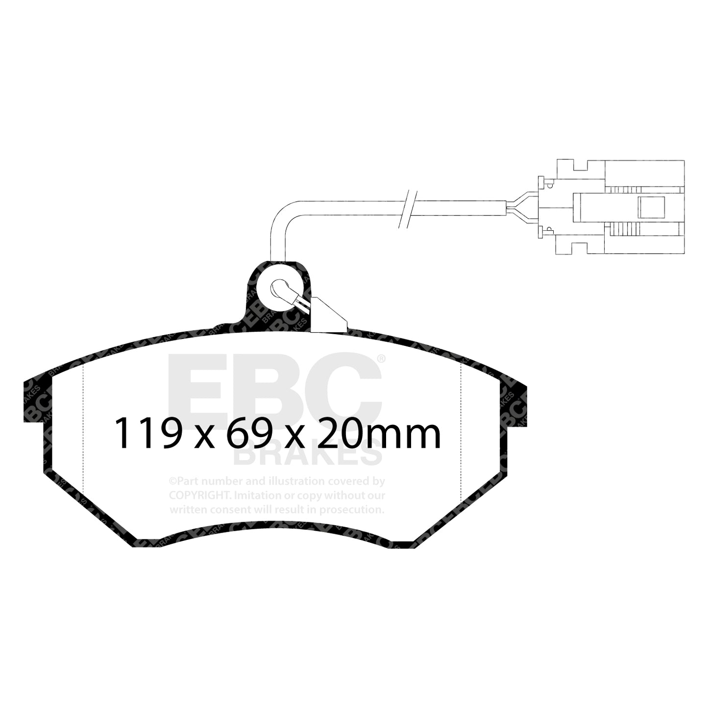 EBC Ultimax OE Replacement Brake Pad Set (DP981)