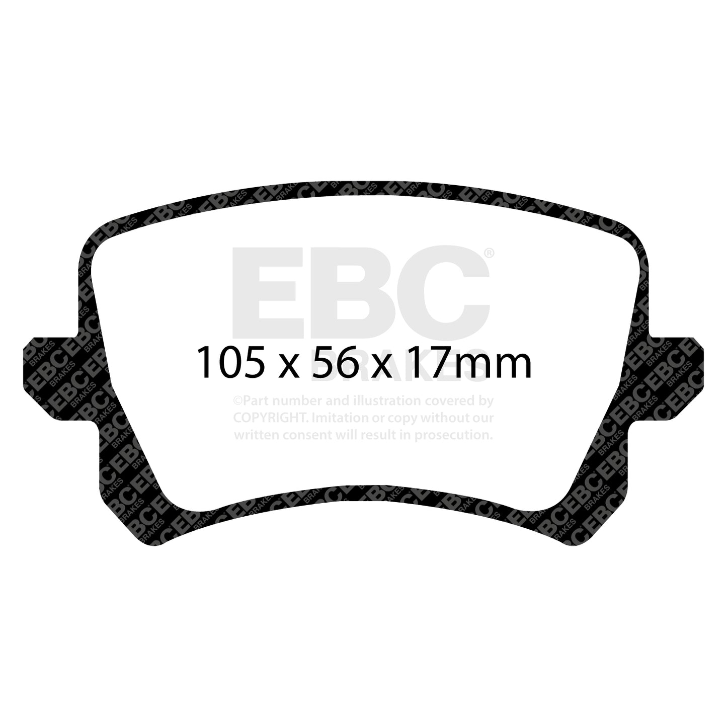 EBC Greenstuff 6000 Series Truck and SUV Brake Pad Set (DP62004)