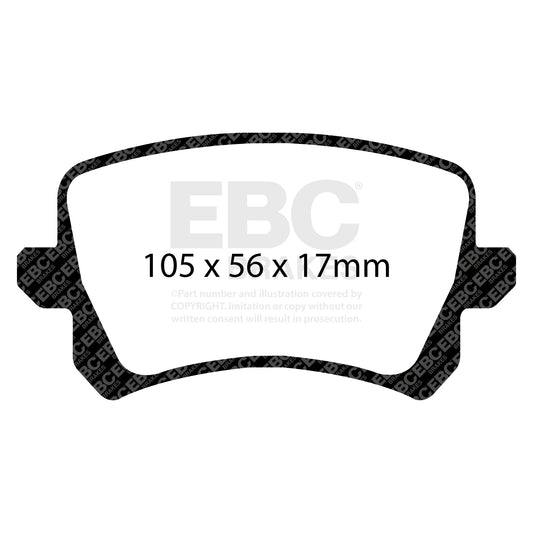 EBC Redstuff 3000 Series Sport Brake Pad Set (DP32004C)