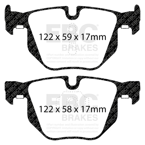 EBC Greenstuff 6000 Series Truck and SUV Brake Pad Set (DP62009)