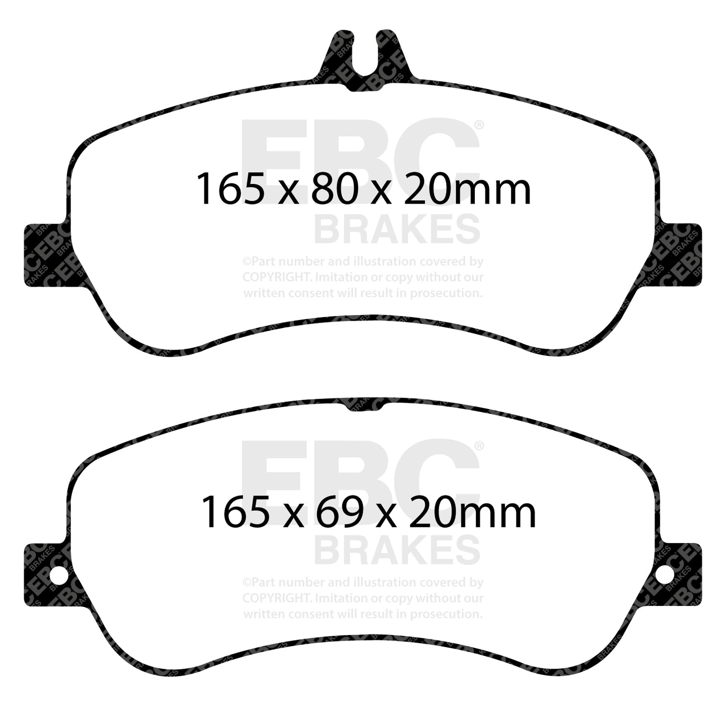 EBC Ultimax OE Replacement Brake Pad Set (DPX2011)