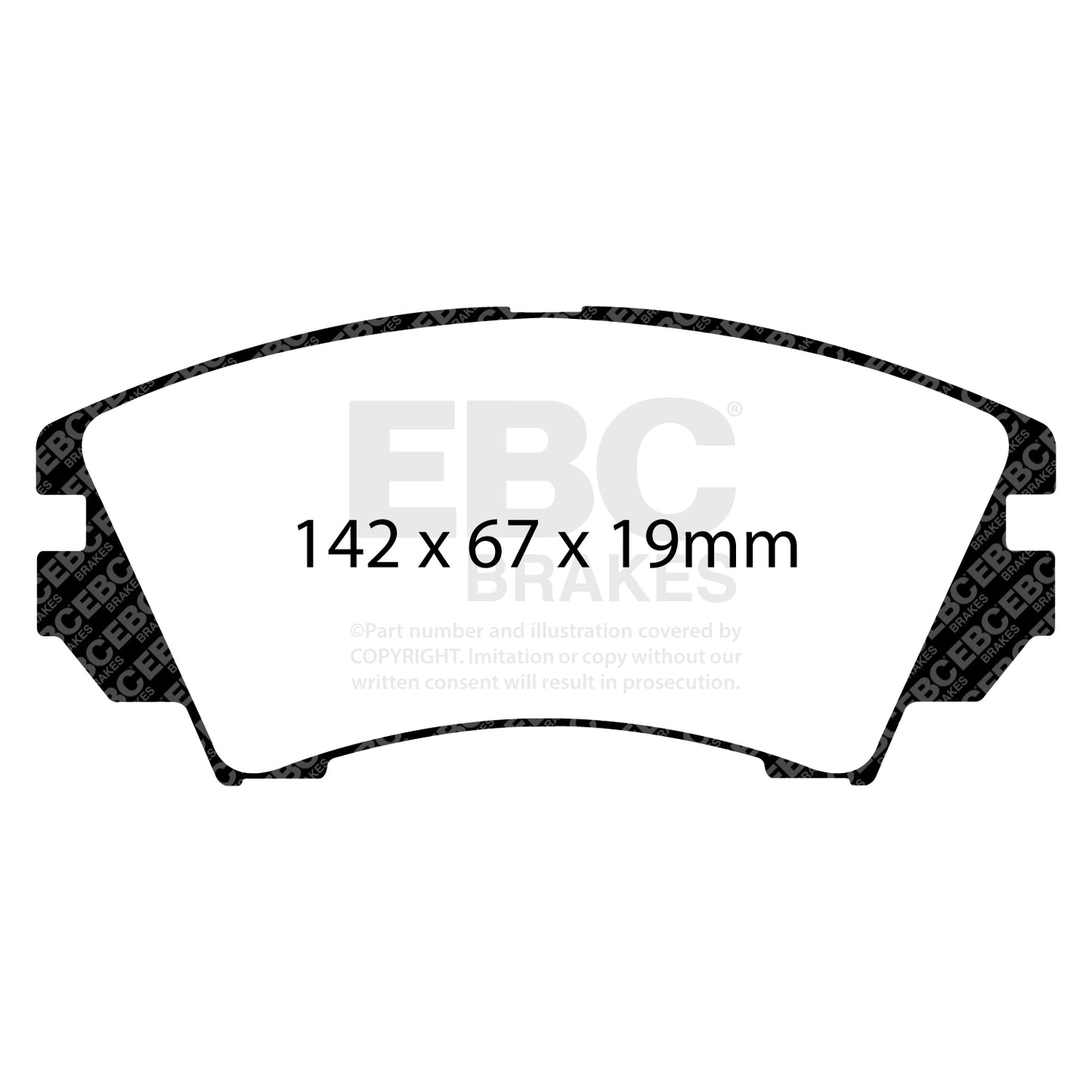 EBC Redstuff 3000 Series Sport Brake Pad Set (DP32014C)