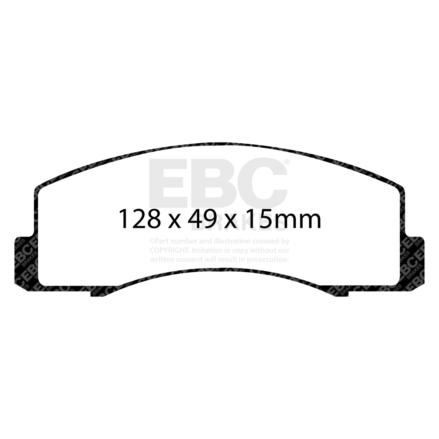 EBC Greenstuff 2000 Series Sport Brake Pad Set (DP22035)