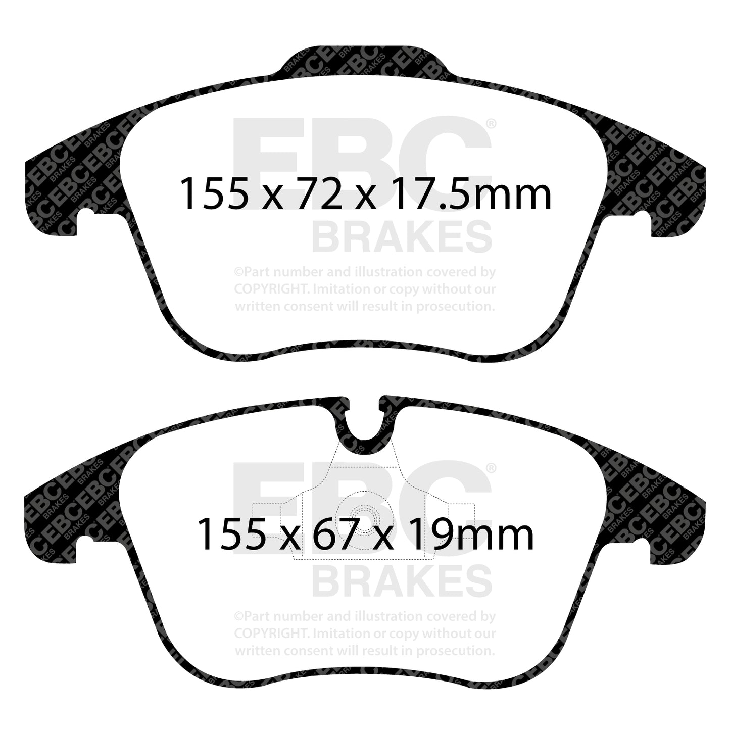 EBC Ultimax OE Replacement Brake Pad Set (DPX2040)