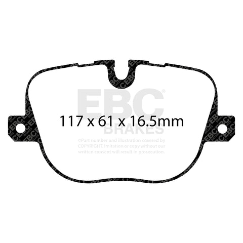 EBC Ultimax OE Replacement Brake Pad Set (DPX2068)