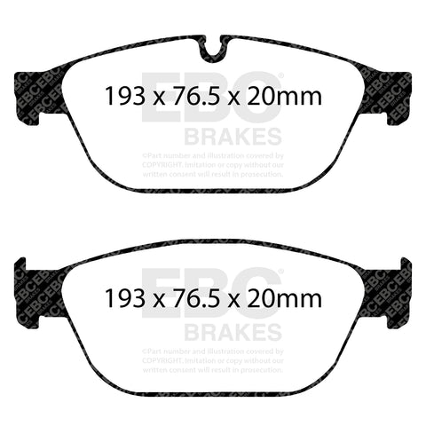 EBC Ultimax OE Replacement Brake Pad Set (DPX2087)