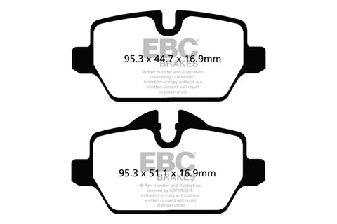 EBC Greenstuff 2000 Series Sport Brake Pad Set (DP22102)