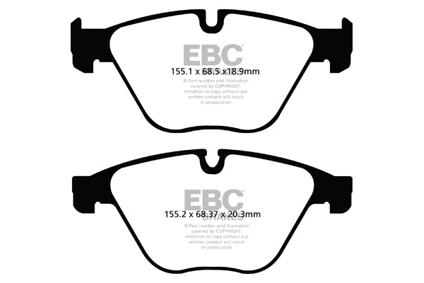 EBC Redstuff 3000 Series Sport Brake Pad Set (DP32103C)