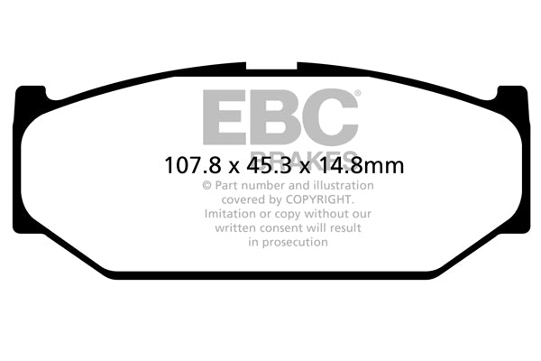 EBC Ultimax OE Replacement Brake Pad Set (DPX2104)