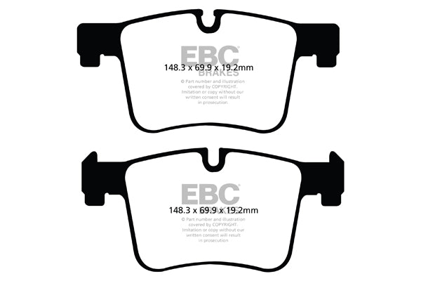 EBC Greenstuff 6000 Series Truck and SUV Brake Pad Set (DP62105)