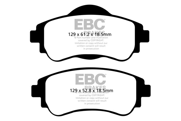 EBC Ultimax OE Replacement Brake Pad Set (DPX2109)