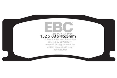 EBC Bluestuff NDX Trackday Brake Pad Set (DP52111NDX)