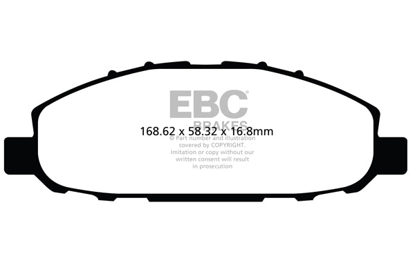 EBC Ultimax OE Replacement Brake Pad Set (DPX2116)