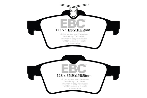 EBC Ultimax OE Replacement Brake Pad Set (DPX2121)