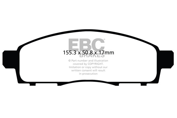 EBC Ultimax OE Replacement Brake Pad Set (DPX2122)