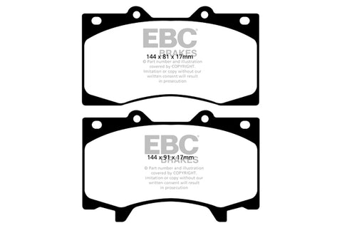 EBC Ultimax OE Replacement Brake Pad Set (DPX2125)