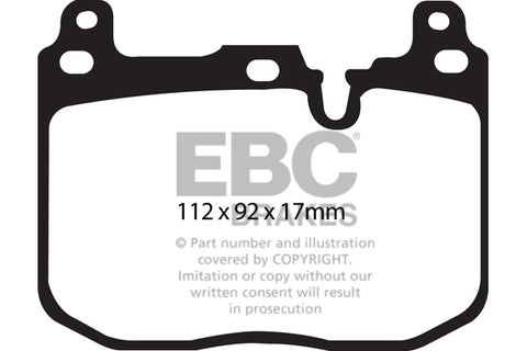 EBC Redstuff 3000 Series Sport Brake Pad Set (DP32130C)