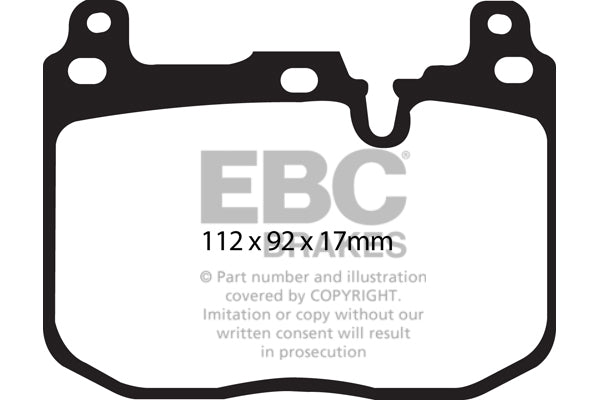 EBC Greenstuff 2000 Series Sport Brake Pad Set (DP22130)