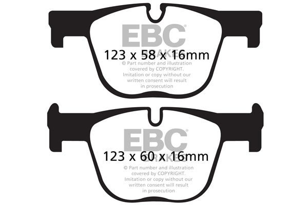 EBC Bluestuff NDX Trackday Brake Pad Set (DP52131NDX)