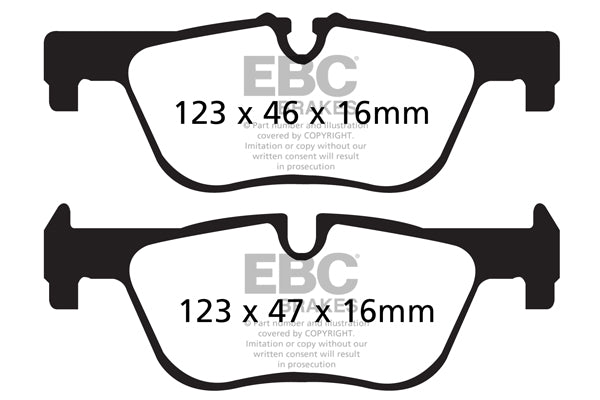 EBC Ultimax OE Replacement Brake Pad Set (DPX2132)