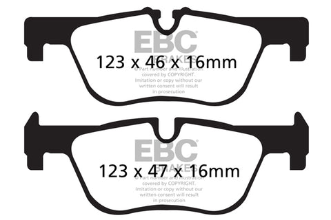 EBC Ultimax OE Replacement Brake Pad Set (DPX2132)