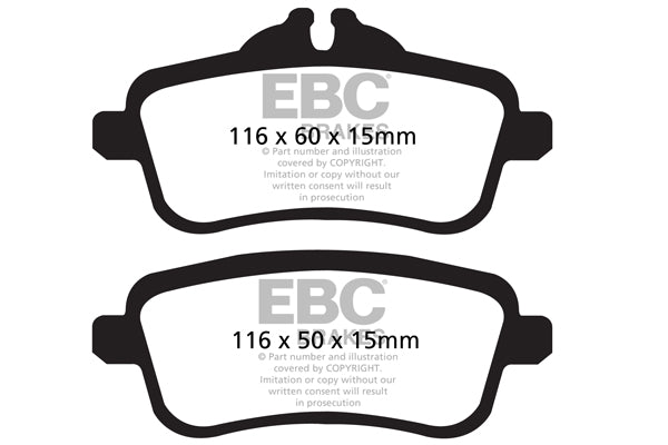 EBC Ultimax OE Replacement Brake Pad Set (DPX2137)