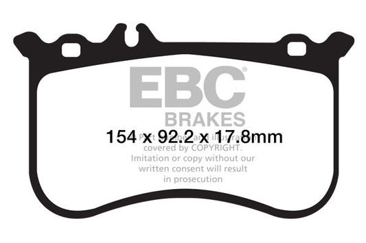 EBC Redstuff 3000 Series Sport Brake Pad Set (DP32138C)