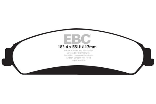 EBC Redstuff 3000 Series Sport Brake Pad Set (DP32139C)