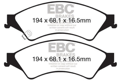 EBC Ultimax OE Replacement Brake Pad Set (DPX2140)