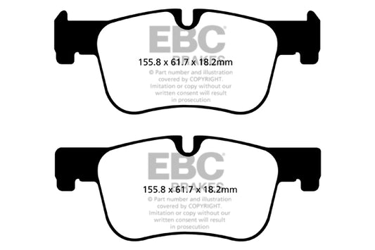 EBC Redstuff 3000 Series Sport Brake Pad Set (DP32143C)