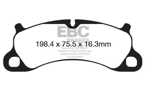 EBC Yellowstuff 4000 Series Street and Track Brake Pad Set (DP42144R)