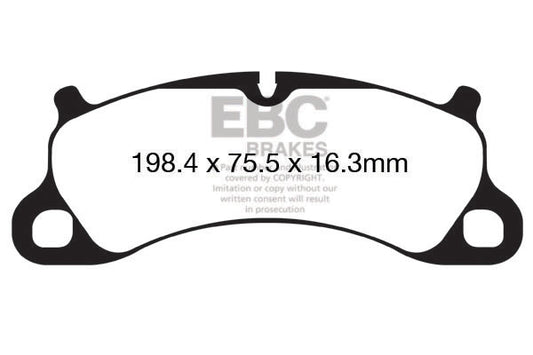 EBC Redstuff 3000 Series Sport Brake Pad Set (DP32144C)