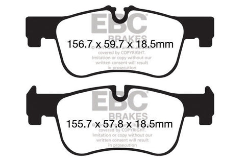 EBC Greenstuff 2000 Series Sport Brake Pad Set (DP22155)