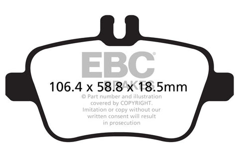 EBC Redstuff 3000 Series Sport Brake Pad Set (DP32157C)