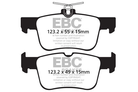 EBC Greenstuff 2000 Series Sport Brake Pad Set (DP22160)