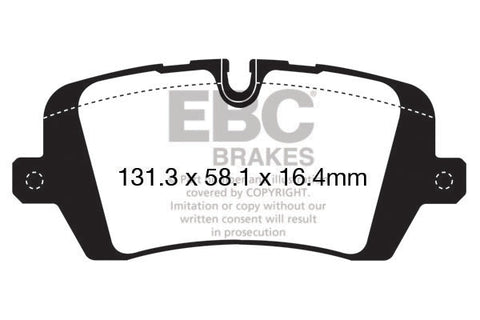 EBC Ultimax OE Replacement Brake Pad Set (DPX2161)