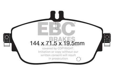 EBC Greenstuff 2000 Series Sport Brake Pad Set (DP22165)