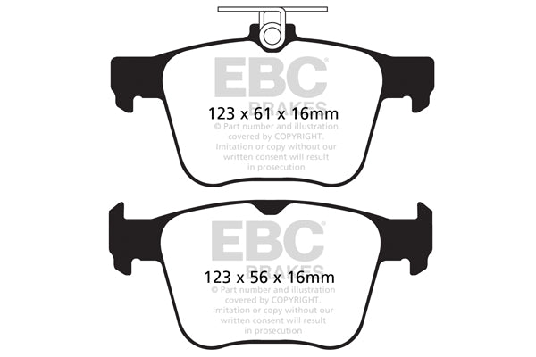 EBC Bluestuff NDX Trackday Brake Pad Set (DP52173NDX)