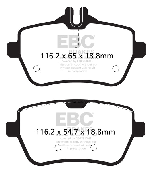 EBC Redstuff 3000 Series Sport Brake Pad Set (DP32180C)