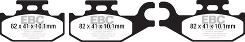 EBC Ultimax OE Replacement Brake Pad Set (DPX2182)