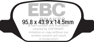 EBC Ultimax OE Replacement Brake Pad Set (DPX2202)