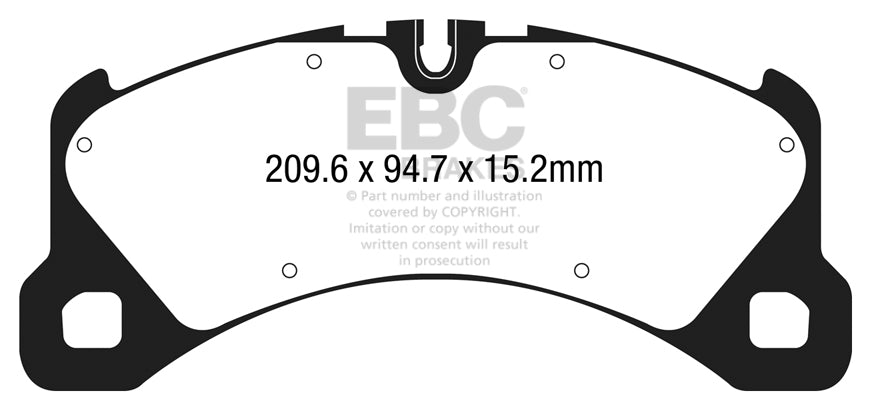 EBC Bluestuff NDX Trackday Brake Pad Set (DP52203NDX)