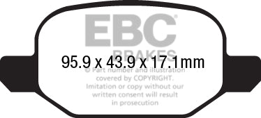 EBC Ultimax OE Replacement Brake Pad Set (DPX2213)