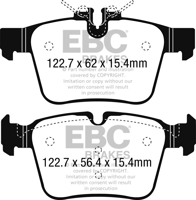 EBC Ultimax OE Replacement Brake Pad Set (DPX2215)