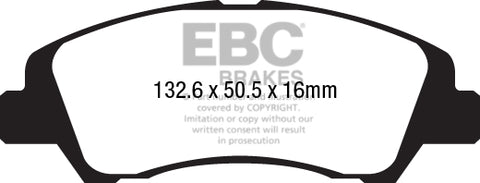 EBC Ultimax OE Replacement Brake Pad Set (DPX2218)