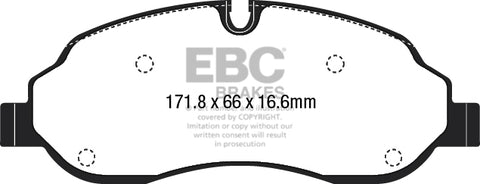 EBC Ultimax OE Replacement Brake Pad Set (DPX2221)